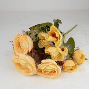 Rózsa csokor sárga