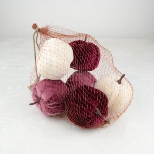 Bársonyos tök variáció fehér-bordó-lila